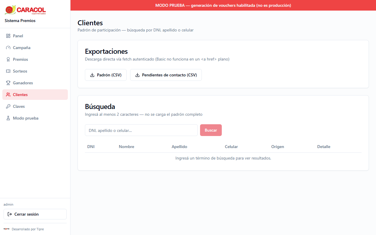 Buscador de clientes